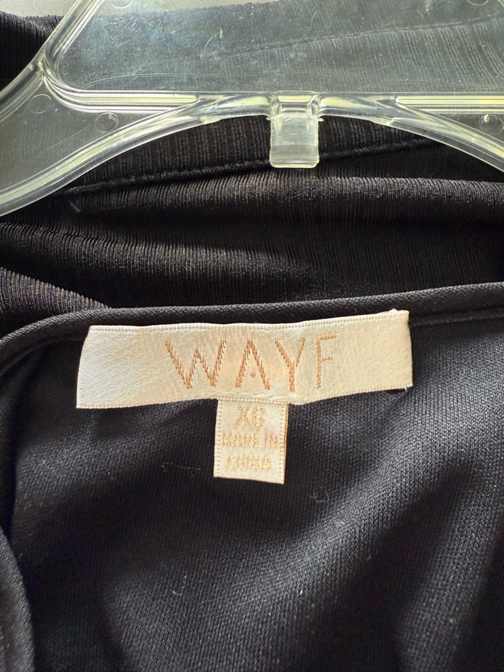 Wayf Black Ruched Button-Front Polo Mini Dress - Picture 3 of 3